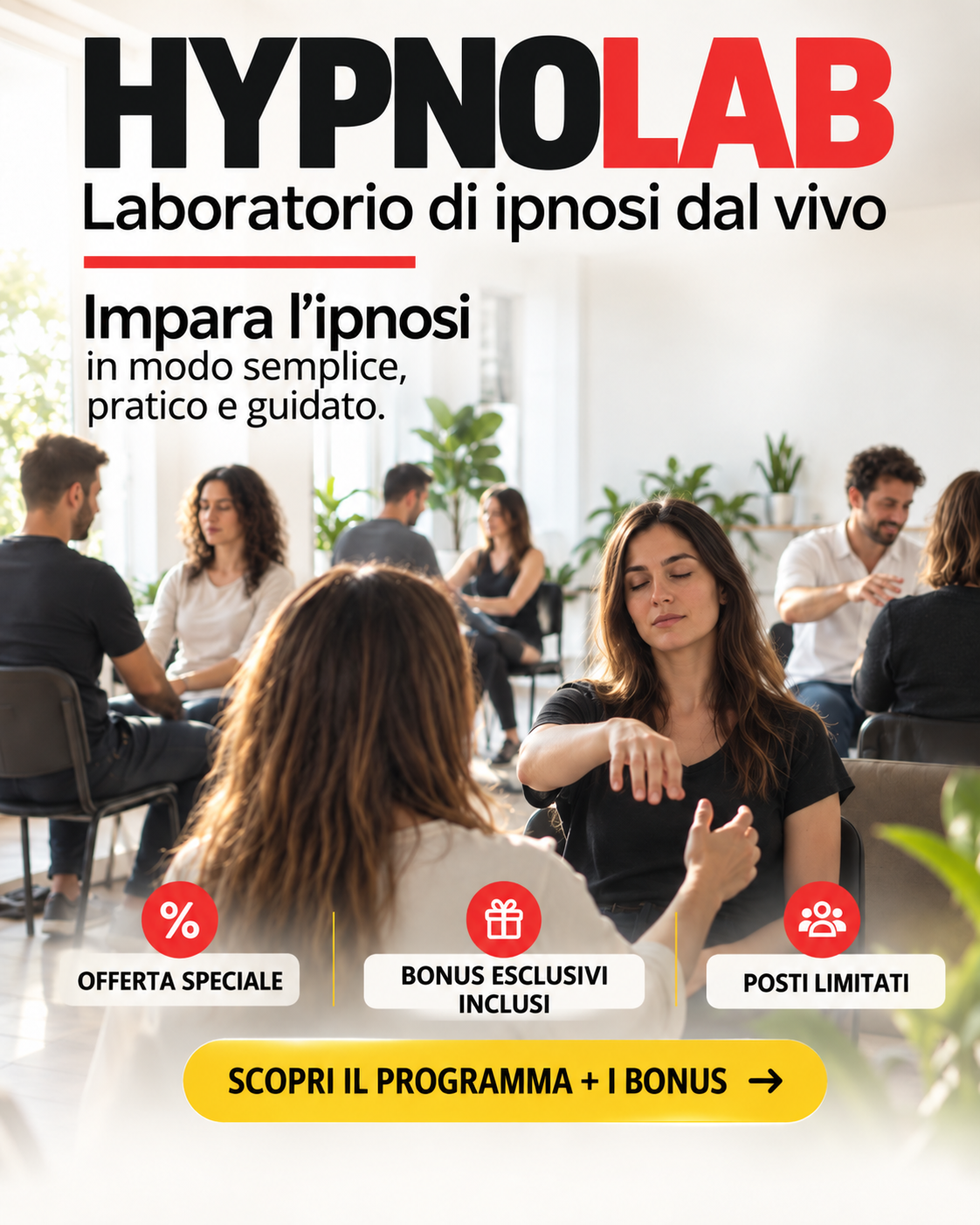 Hypno Lab – Laboratorio di Ipnosi Pratica